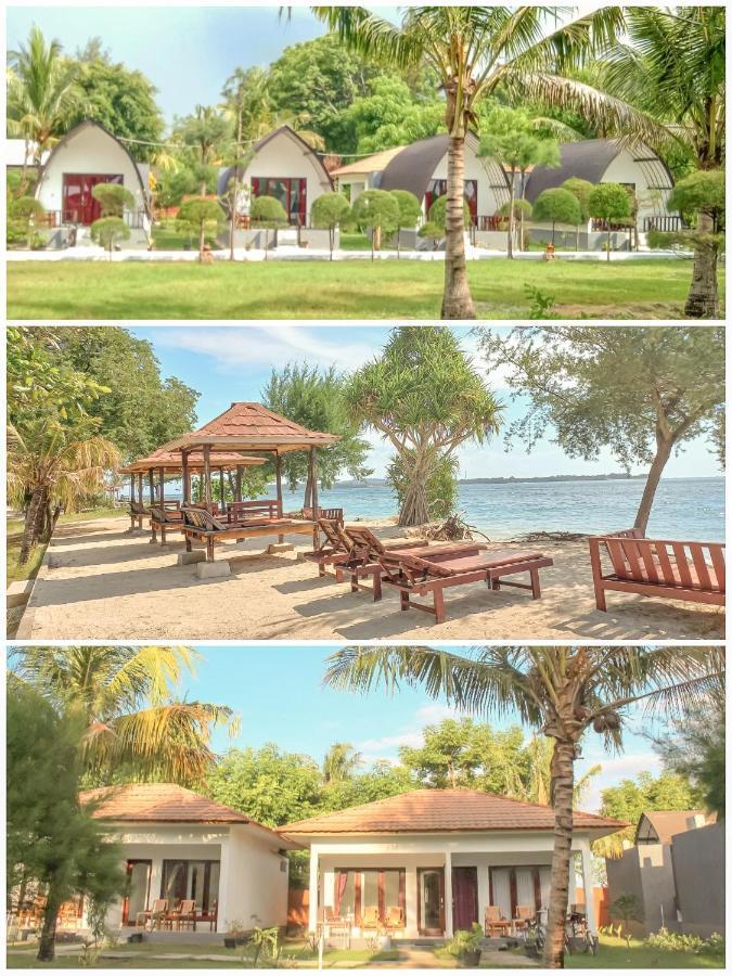 Nusa Indah Bungalows Gili Air Exterior photo